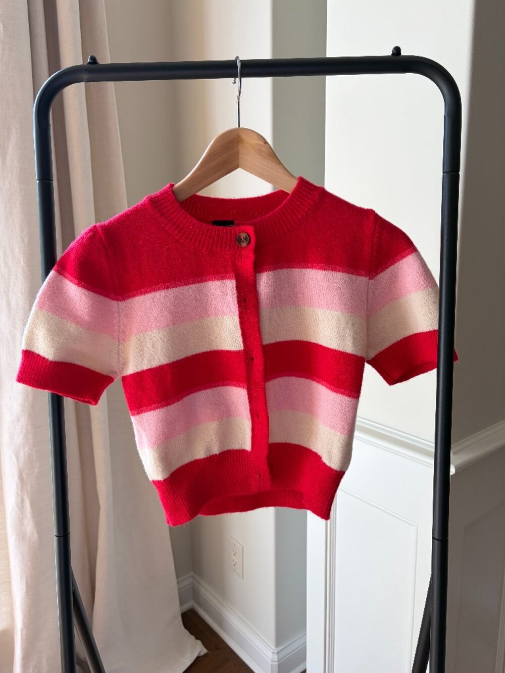 Cider Cardigan Pink & Red Size S